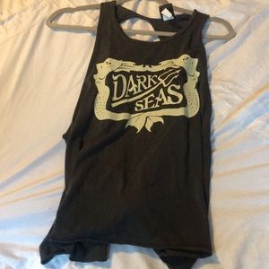 Dark seas muscle tank (backless)